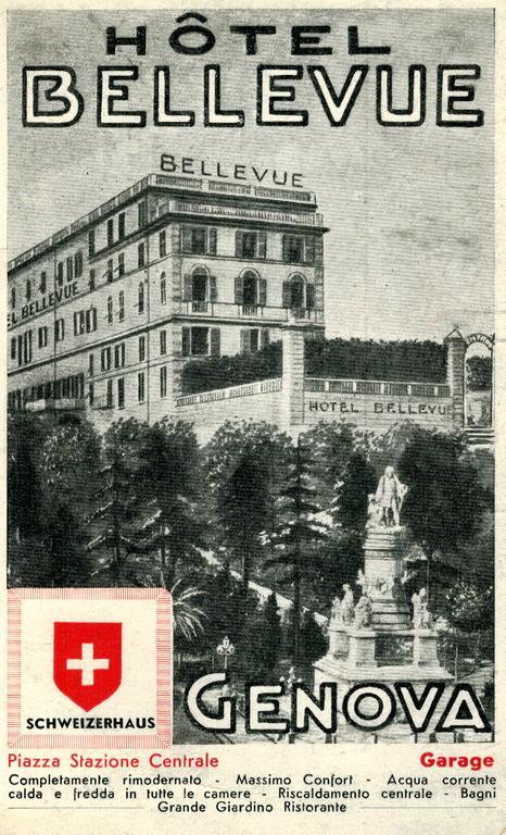 Hotel Bellevue Genoa Bagian luar foto